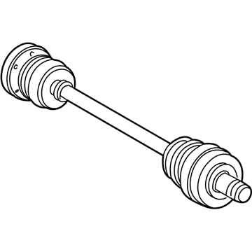 1998 Mercedes-Benz E300 Axle Shaft - 210-350-06-02