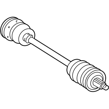 Mercedes-Benz 203-350-20-02 Axle Assembly