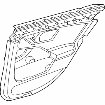 Mercedes-Benz 254-730-07-02-1D02 Door Trim Panel