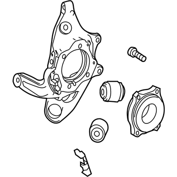 Mercedes-Benz C63 AMG Steering Knuckle - 204-350-14-41