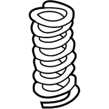 1998 Mercedes-Benz C230 Coil Springs - 202-321-15-04