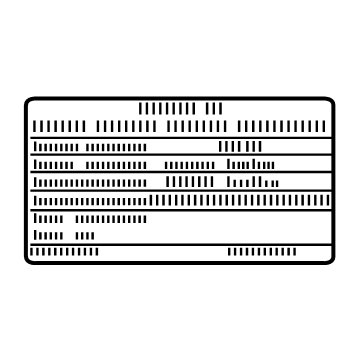 Mercedes-Benz 000-817-30-07 A/C Label