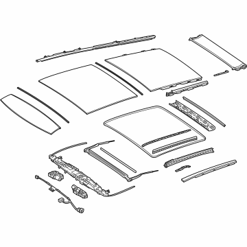 Mercedes-Benz 167-780-44-00 Panoramic Assembly