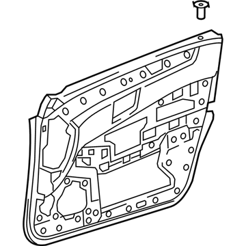 Mercedes-Benz 212-720-14-62-9J54 Door Trim Panel