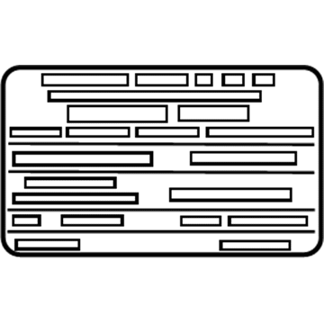 Mercedes-Benz 276-221-19-01 INFORMATION LABEL