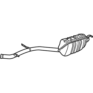 Mercedes-Benz CLS500 Muffler - 219-490-00-21