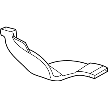 Mercedes-Benz 203-831-10-46 Air Duct