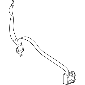 Mercedes-Benz 463-860-50-85-9A86 Lap & Shoulder Belt