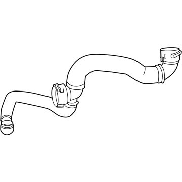 Mercedes-Benz C43 AMG Radiator Hose - 206-501-35-04