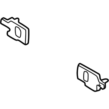 Mercedes-Benz 220-610-10-26 Reinforcement Beam Bracket