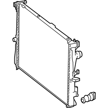 Mercedes-Benz E300 Radiator - 099-500-71-00