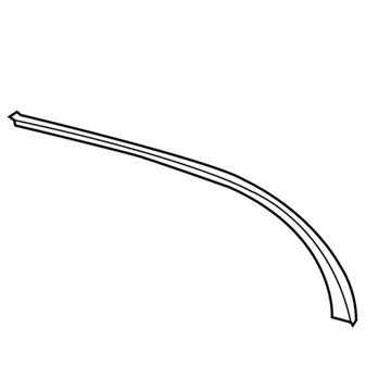 Mercedes-Benz 222-698-05-80 Window Trim