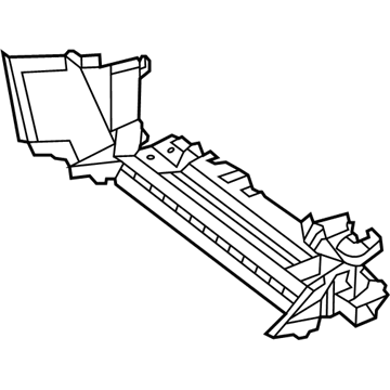 Mercedes-Benz 218-505-25-30 Lower Baffle