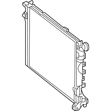 Mercedes-Benz CLS550 Radiator - 204-500-36-03