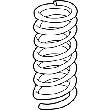 Mercedes-Benz 463-324-04-04-60 Coil Spring