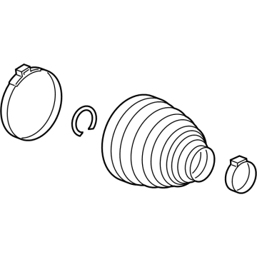 2024 Mercedes-Benz EQS 450+ SUV CV Joint Boot - 297-350-05-01
