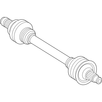 Mercedes-Benz 296-350-47-00 Axle Assembly