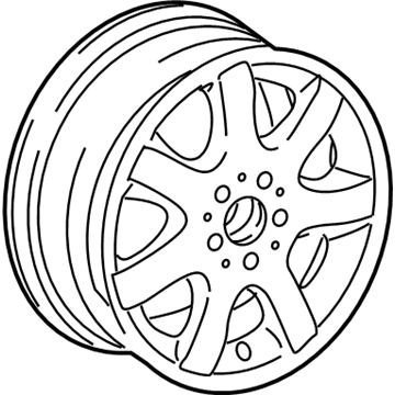 Mercedes-Benz 6-6-47-0510 Wheel, Alloy