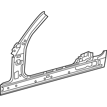 Mercedes-Benz 205-630-16-03 Inner Aperture Panel