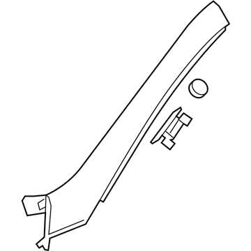 Mercedes-Benz 231-690-02-87-7281 Pillar Molding