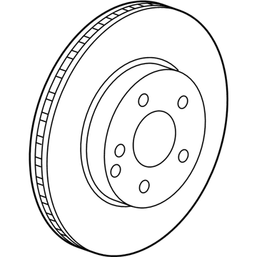 Mercedes-Benz E450 Brake Disc - 000-421-88-00