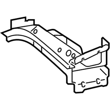 Mercedes-Benz 204-630-00-38 Lower Pillar Reinforcement