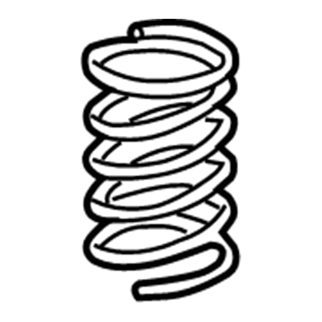 Mercedes-Benz 203-321-41-04 Coil Spring