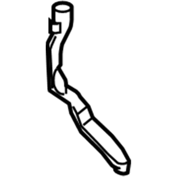 Mercedes-Benz 221-832-03-90 Drain Tube