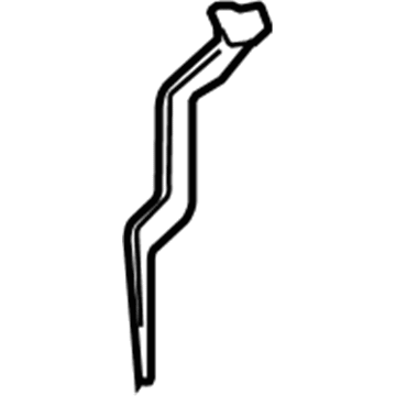 Mercedes-Benz 221-832-02-90 Drain Tube