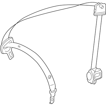 Mercedes-Benz 216-860-05-85-9C94 Lap & Shoulder Belt