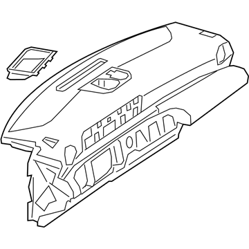 Mercedes-Benz 177-680-59-02-3D16 Instrument Panel