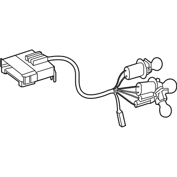 Mercedes-Benz 216-820-13-01 Socket & Wire