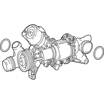 2019 Mercedes-Benz E300 Water Pump - 274-200-09-00-80