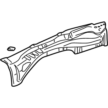 Mercedes-Benz 210-620-27-16 Hinge Reinforcement