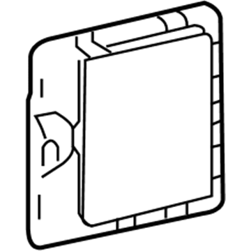 Mercedes-Benz 205-687-01-00-5F24 Fuse Box Cover