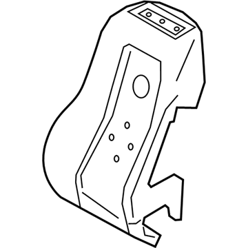 Mercedes-Benz 177-910-71-02 Seat Back Pad