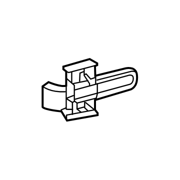 Mercedes-Benz 167-686-02-00 Cowl Trim Bracket