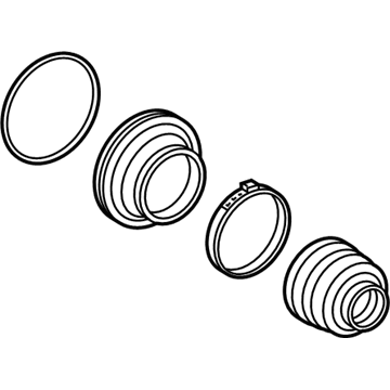 Mercedes-Benz C300 CV Joint Boot - 000-357-16-00