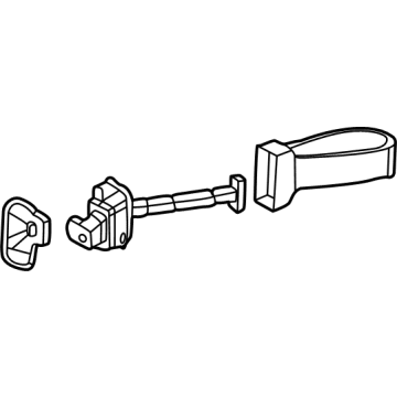 Mercedes-Benz EQS 580 SUV Door Check - 296-730-16-00