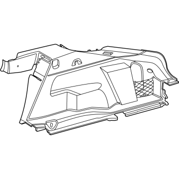 Mercedes-Benz 297-690-75-00-8U15 Side Trim Panel