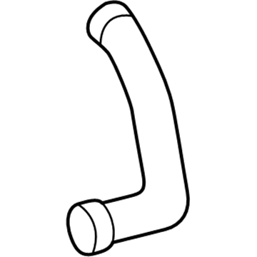 Mercedes-Benz C230 Radiator Hose - 202-501-39-82