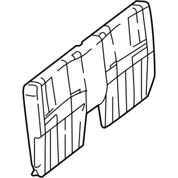 Mercedes-Benz 212-930-03-62-8U01 Seat Back Assembly