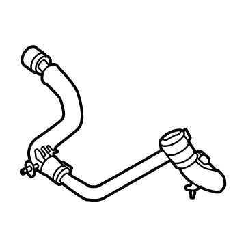 Mercedes-Benz 167-500-46-02 COOLANT LINE