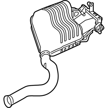 Mercedes-Benz 205-490-11-35 Muffler