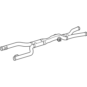 Mercedes-Benz 205-490-64-01 Intermediate Pipe