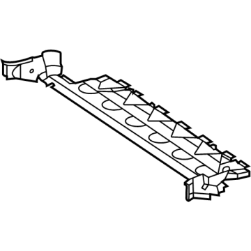 Mercedes-Benz 223-505-28-00 Lower Baffle