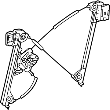 Mercedes-Benz SLK320 Window Regulator - 170-720-11-46