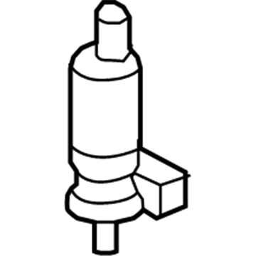 Mercedes-Benz GL350 Washer Pump - 099-866-00-00