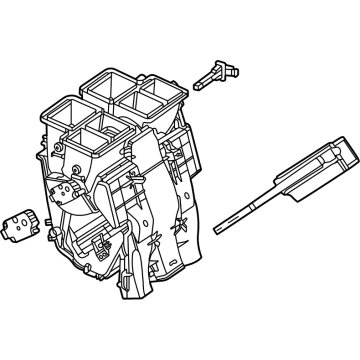 Mercedes-Benz 247-830-16-03 A/C & Heater Case