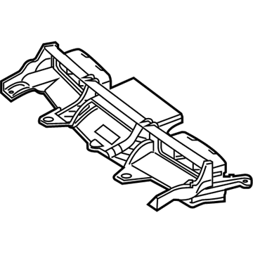 Mercedes-Benz 253-505-10-00 Radiator Lower Bracket